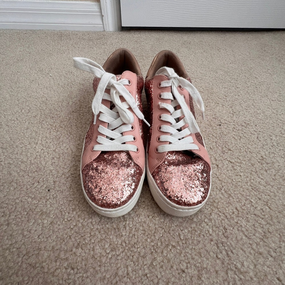Abound Glitter Sneakers Pink Fashion‎ Sneakers Casual Shoes Women's Size 9